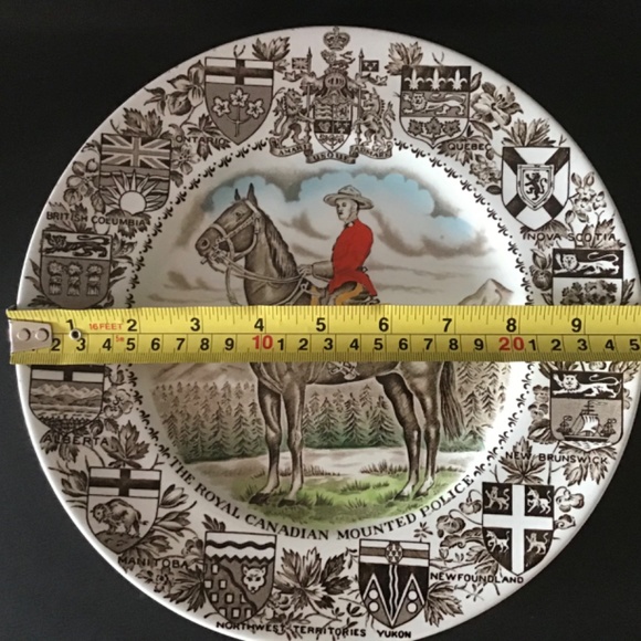 Wood & sons England Ironstone Plate 10” - Picture 6 of 6